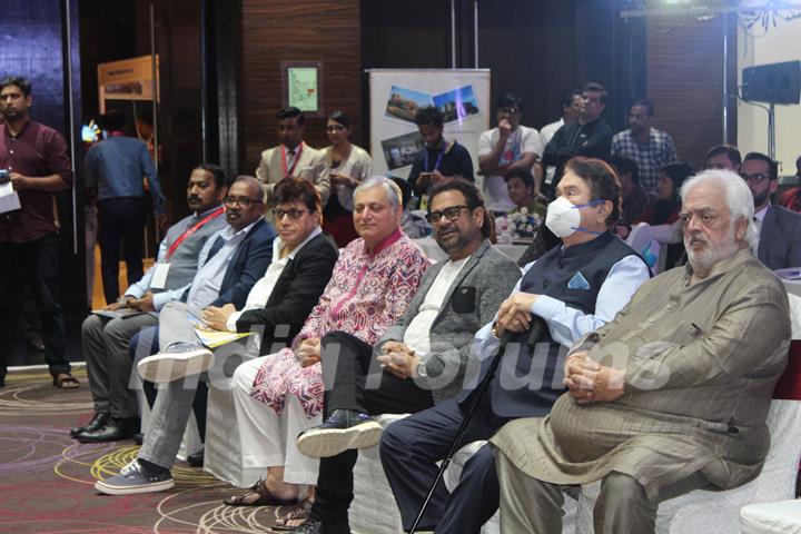 Manoj Joshi, Anees Bazmee, Randhir Kapoor, Rahul Rawail attends the 5th Global Film Tourism Conclave