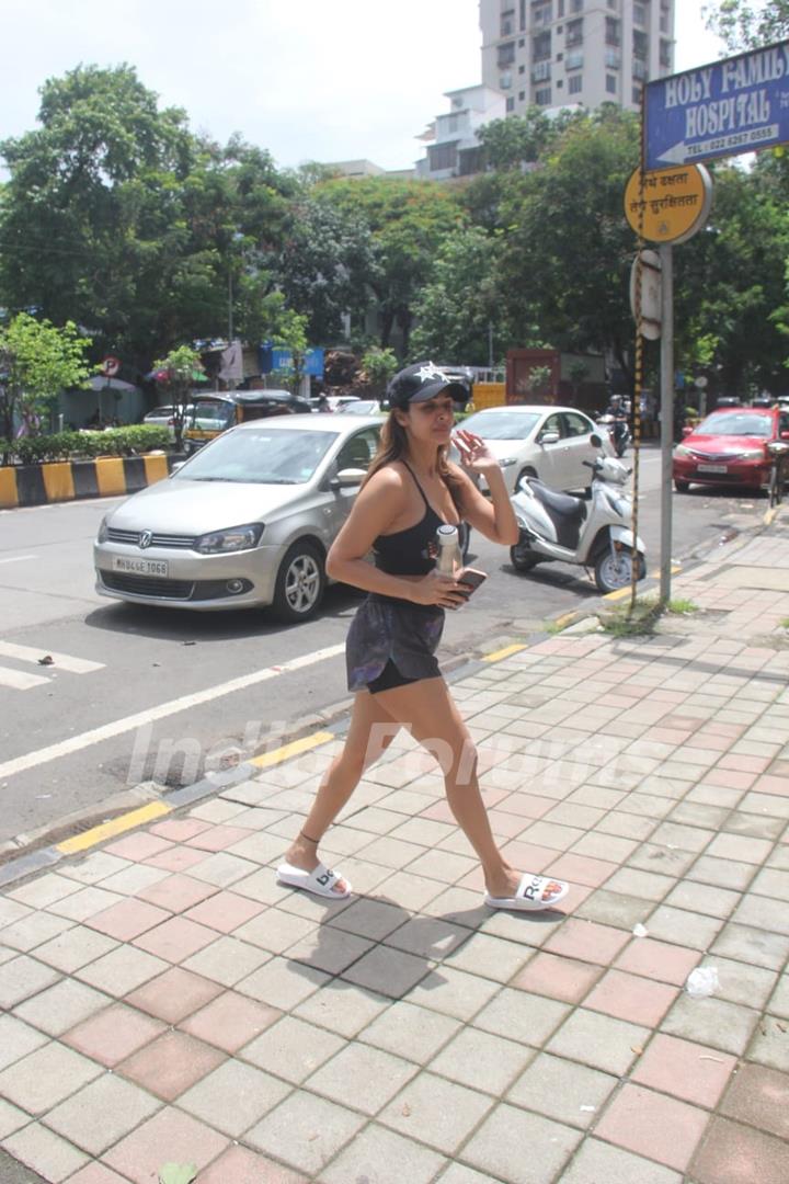 Malaika Arora spotted in Bandra 