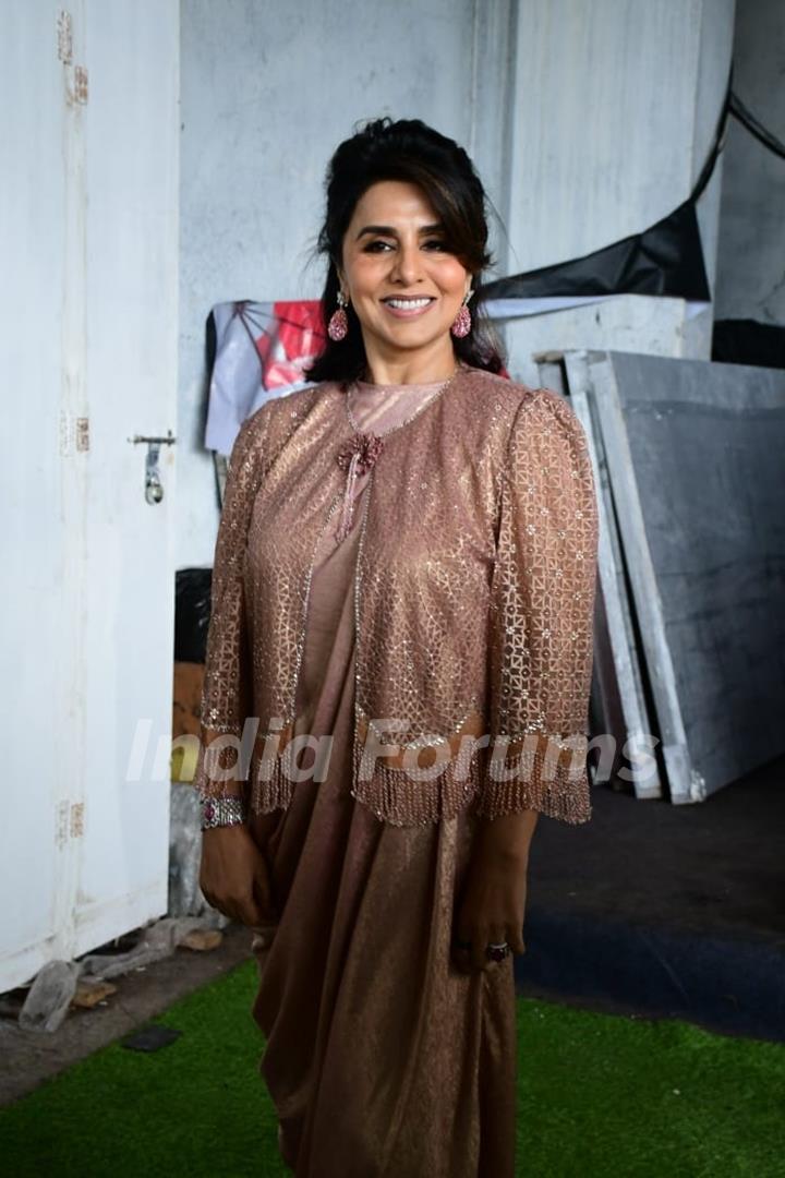 Neetu Kapoor clicked on the sets of Dance Deewane Juniors