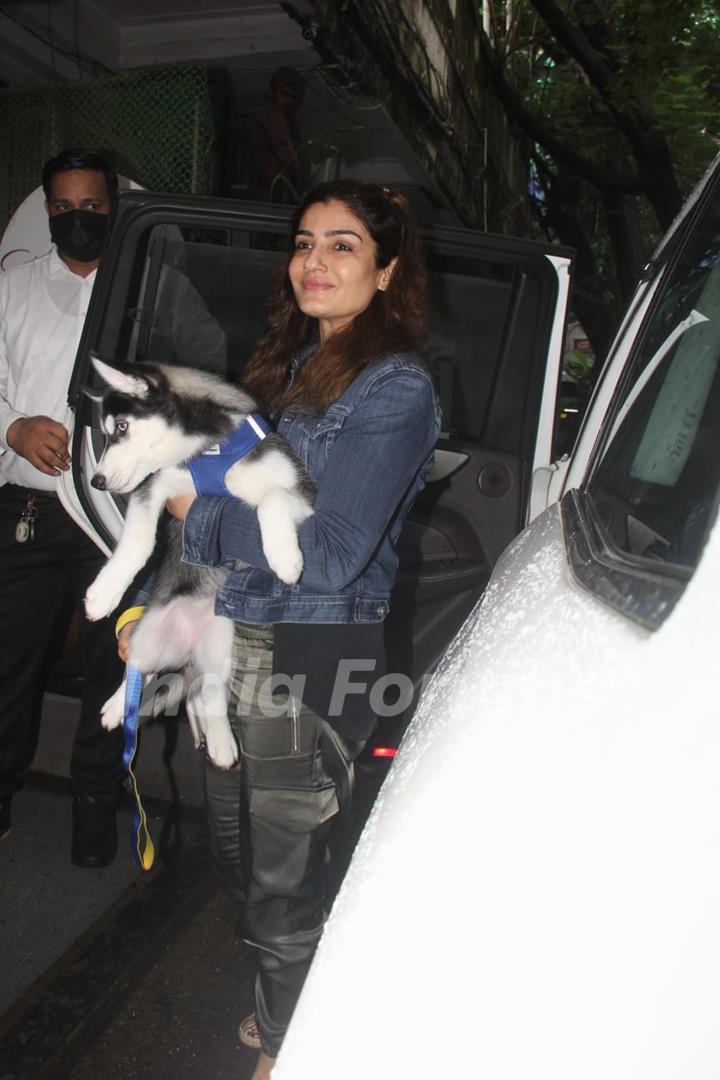 Raveena Tandon spotted in Bandra 