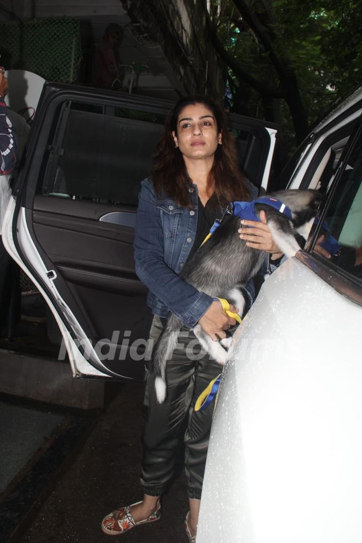 Raveena Tandon spotted in Bandra 