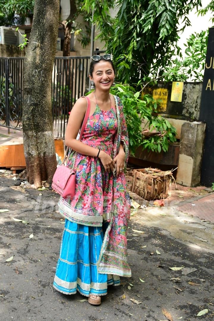 Helly Shah spotted in Andheri 