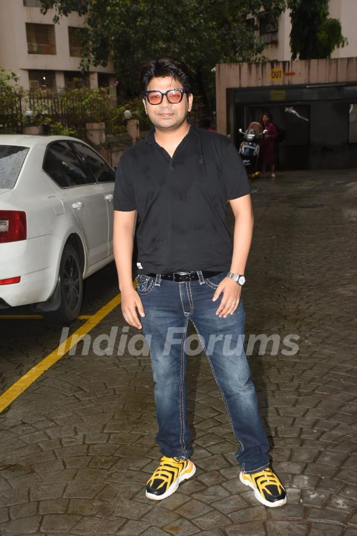 Ankit Tiwari spotted at Recording Studio For Ek villain Returns Music Album