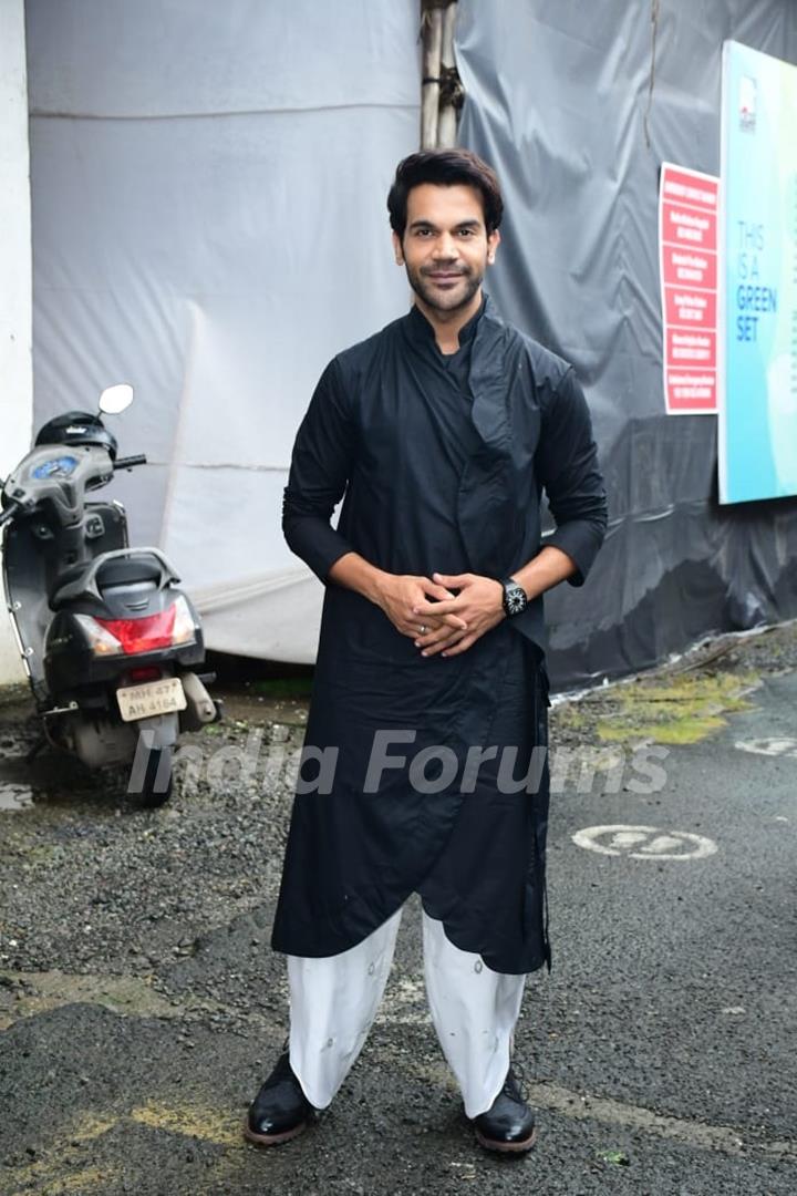 Rajkummar Rao spotted on the sets of India's laughter challenge