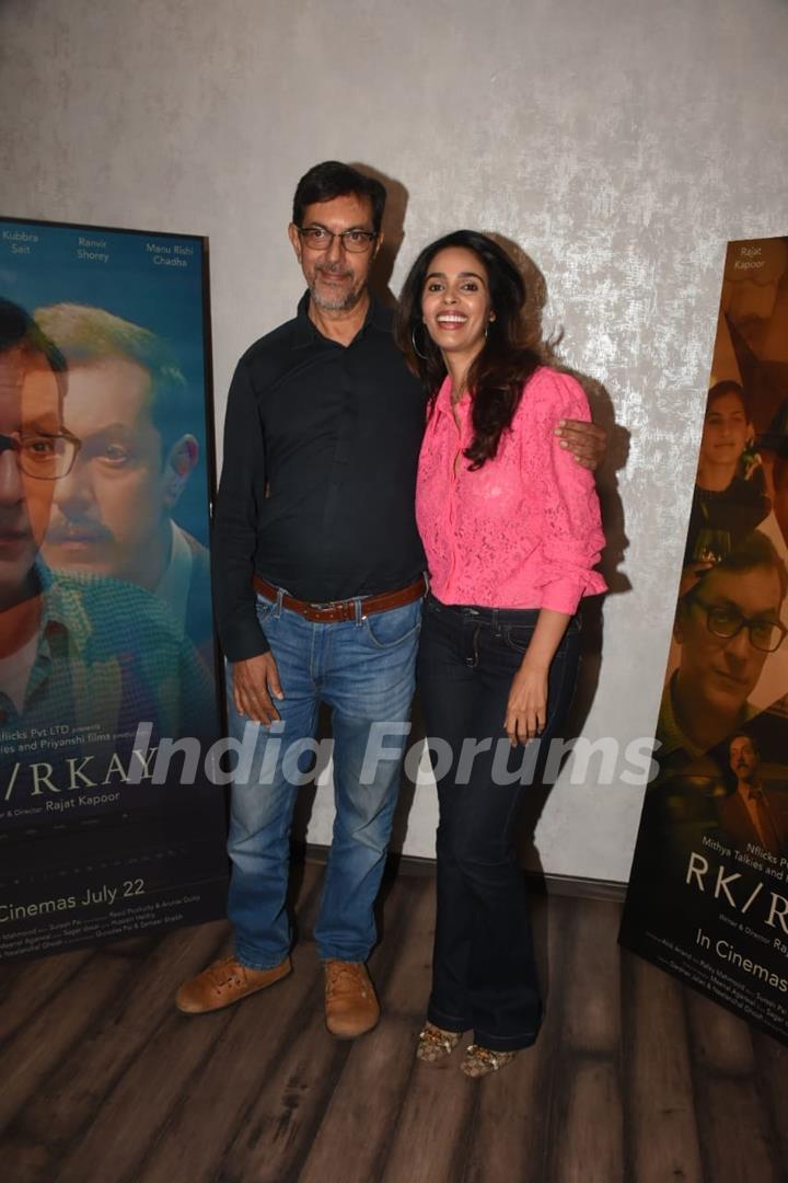 Rajat Kapoor and Mallika Sherawat spotted promoting their upcoming film RK/RKAY in the city