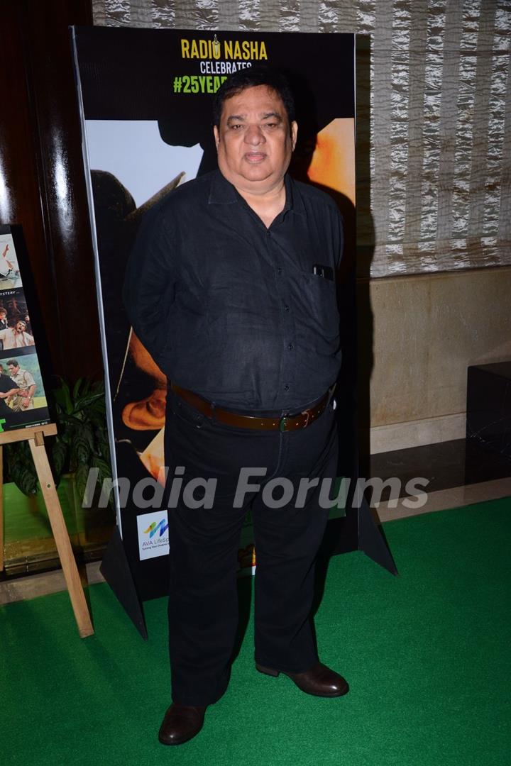 Harish Patel snapped the special screening of Gupt