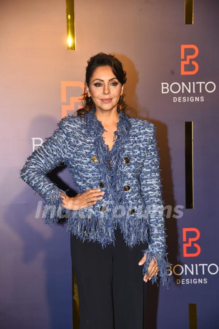 Gauri Khan clicked at the brand announcement event at JW Marriott in Andheri