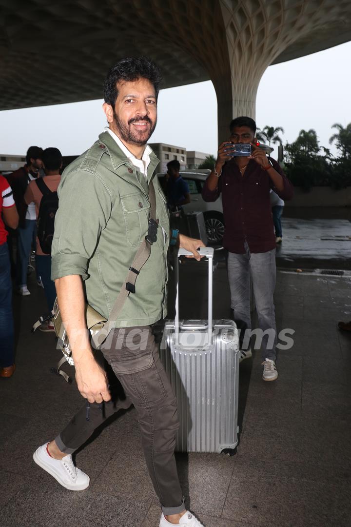 Kabir Khan spotted at Mumbai airport