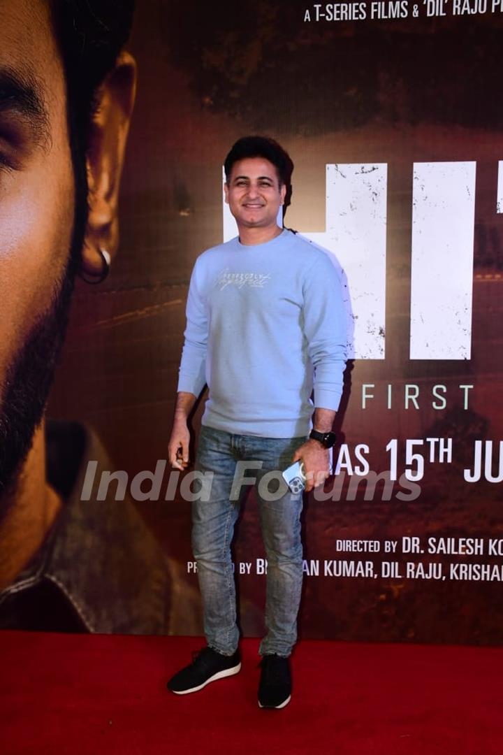 Shiv Chanana snapped at Hit – The First Case screening in Mumbai 