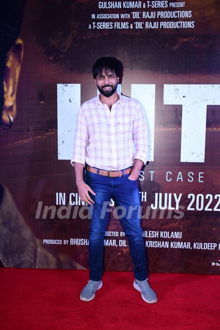 Abhishek Banerjee snapped at Hit – The First Case screening in Mumbai 