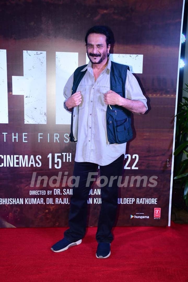 Milind Gunaji snapped at Hit – The First Case screening in Mumbai 