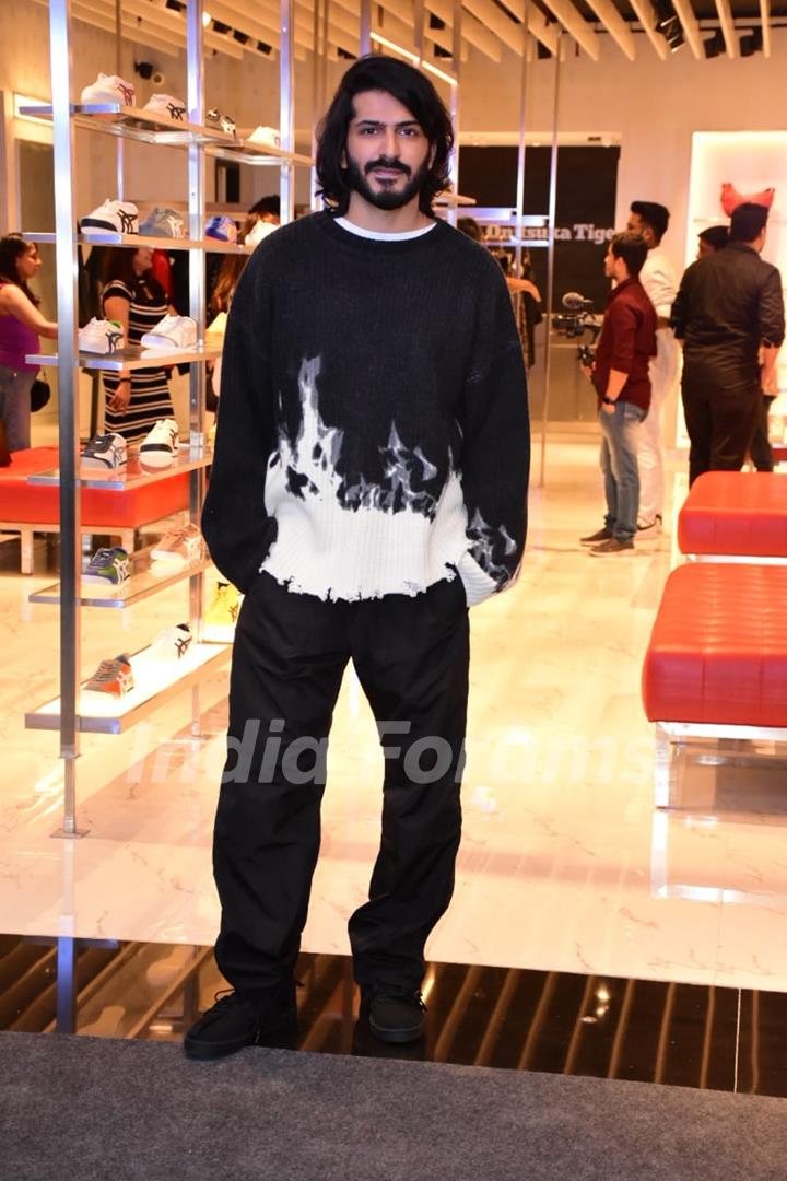 Harsh Vardhan Kapoor spotted at Onitsuka Tiger collection launch in Mumbai
