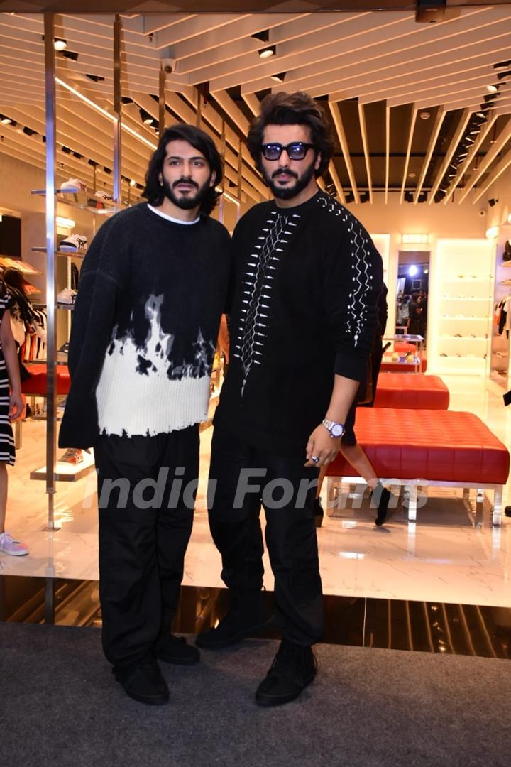Arjun Kapoor and Harsh Vardhan Kapoor spotted at Onitsuka Tiger collection launch in Mumbai