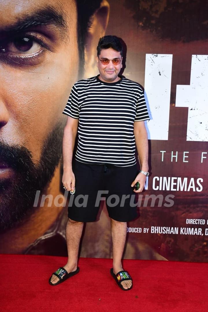 Mukesh Chhabra snapped at Hit – The First Case screening in Mumbai 