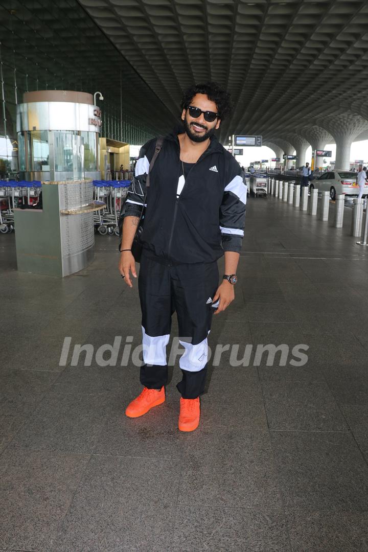 Vaibhav Raj Gupta spotted at the Mumbai airport