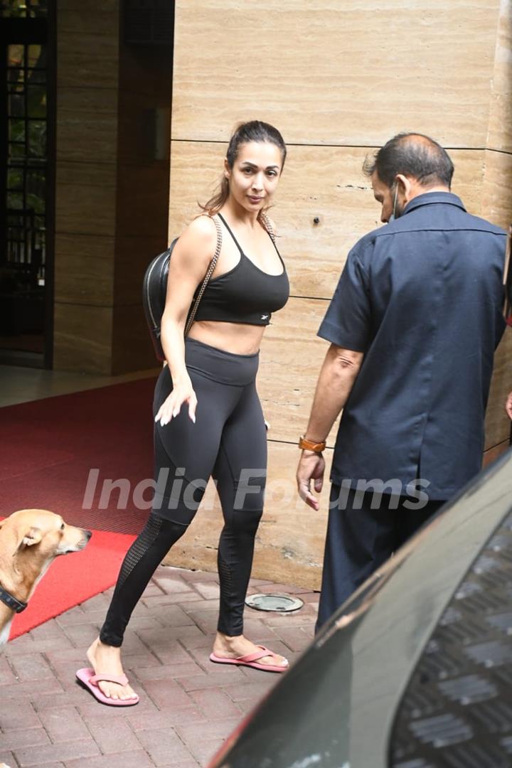 Malaika Arora spotted in Bandra 