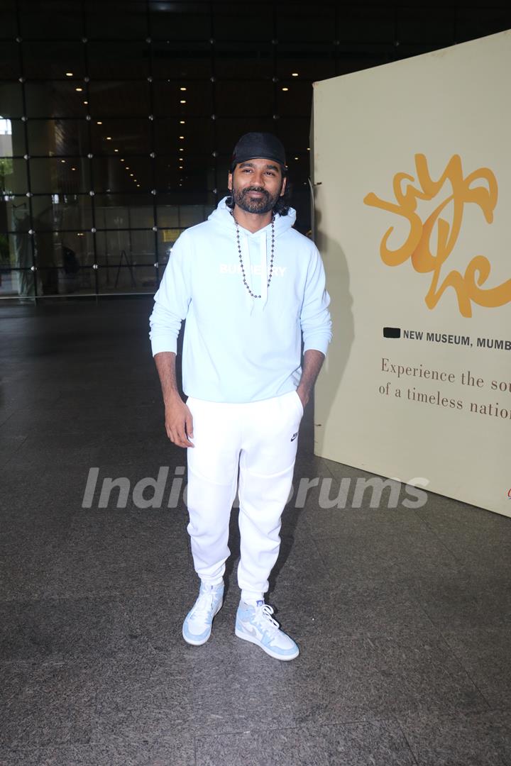 Dhanush spotted at the Mumbai airport