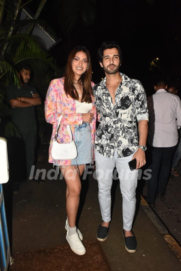 Aditya Seal poses with Anushka Ranjan clicked in Khar