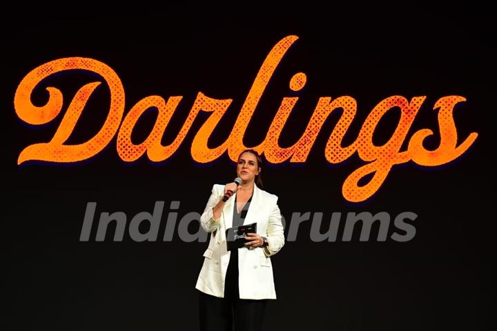 Neha Dhupia snapped at Darlings trailer launch
