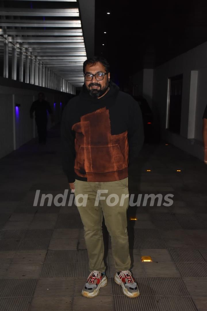 Anurag Kashyap clicked at Huma Qureshi birthday bash in Bandra