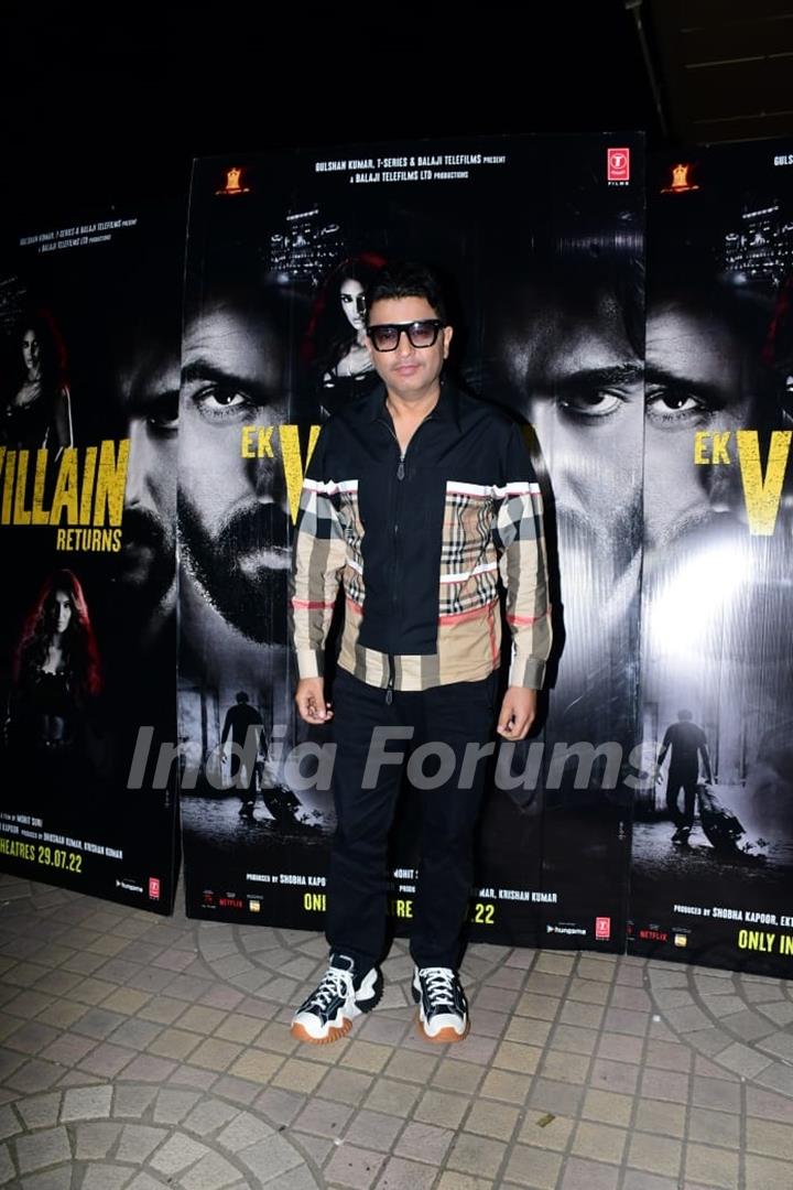 Bhushan Kumar attends the premiere of Ek Villain Returns