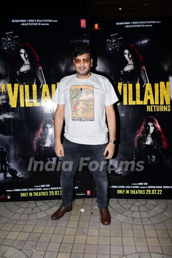 Mukesh Chhabra attends the premiere of Ek Villain Returns