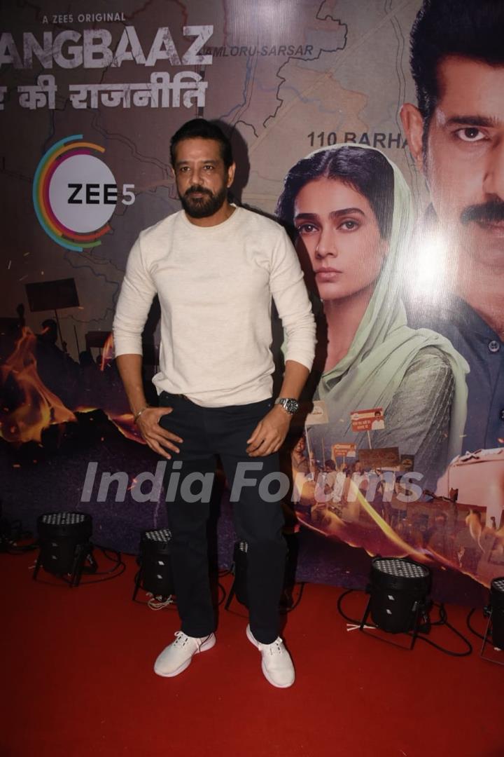 Anup Soni spotted the screening of Rangbaaz – Darr Ki Rajneeti at Sunny Super Sound in Juhu