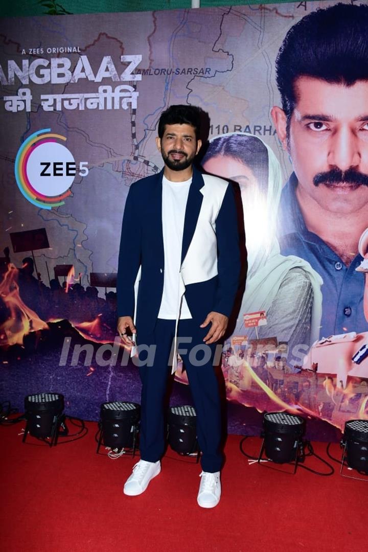 Vineet Kumar Singh spotted the screening of Rangbaaz – Darr Ki Rajneeti at Sunny Super Sound in Juhu