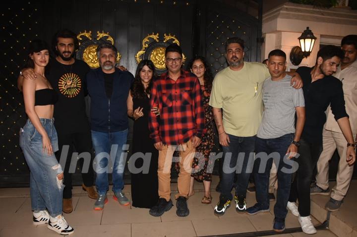 Arjun Kapoor, Ekta Kapoor, Disha Patani, Bhushan Kumar spotted in the city 