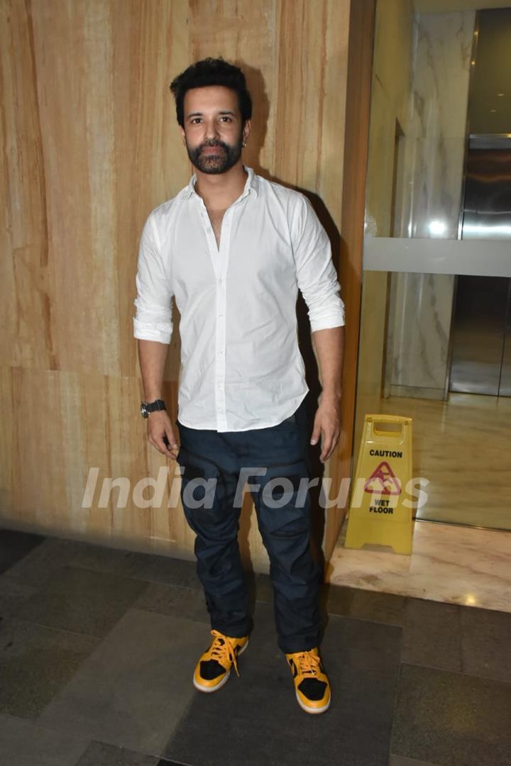 Aamir Ali clicked at the Vanessa Walia’s birthday party