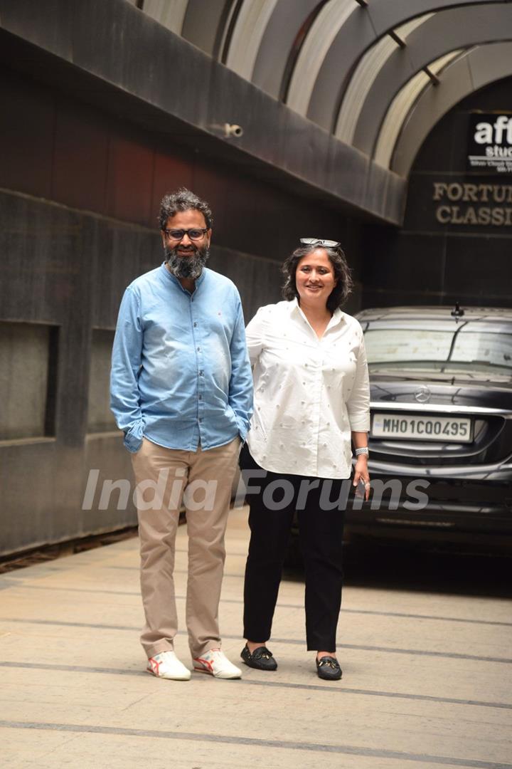 Nikkhil Advani, Suparna Gupta snapped at Siddharth Roy Kapur’s office in Khar 