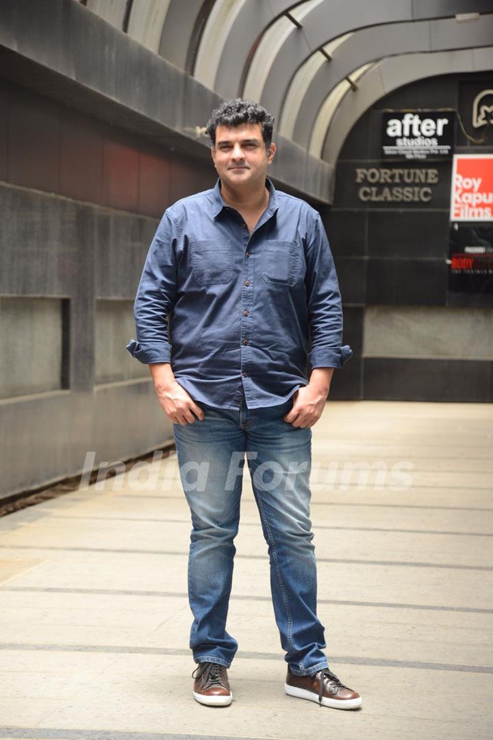 Siddharth Roy Kapur snapped at Siddharth Roy Kapur’s office in Khar 