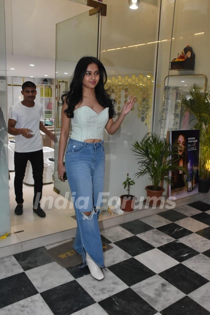 Tejasswi Prakash spotted in Bandra 