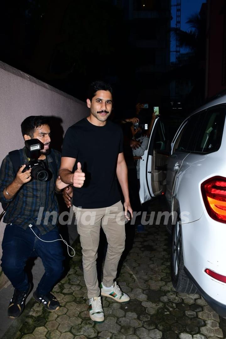 Naga Chaitanya snapped at Sanjay Leela Bhansali office in juhu