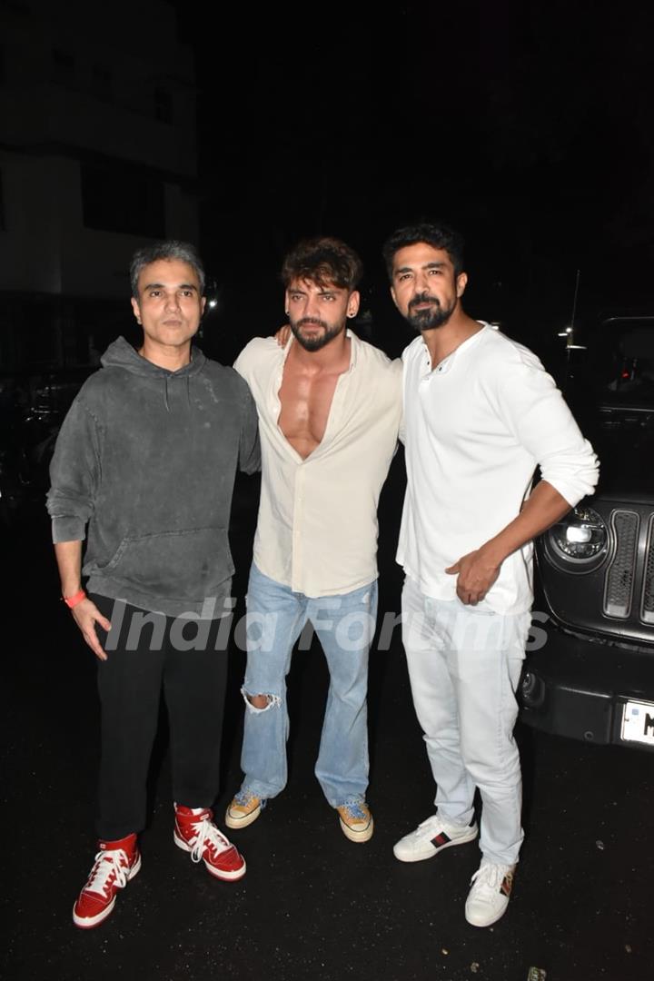 Saqib Saleem, Zaheer Iqbal spotted at Mizu in Bandra