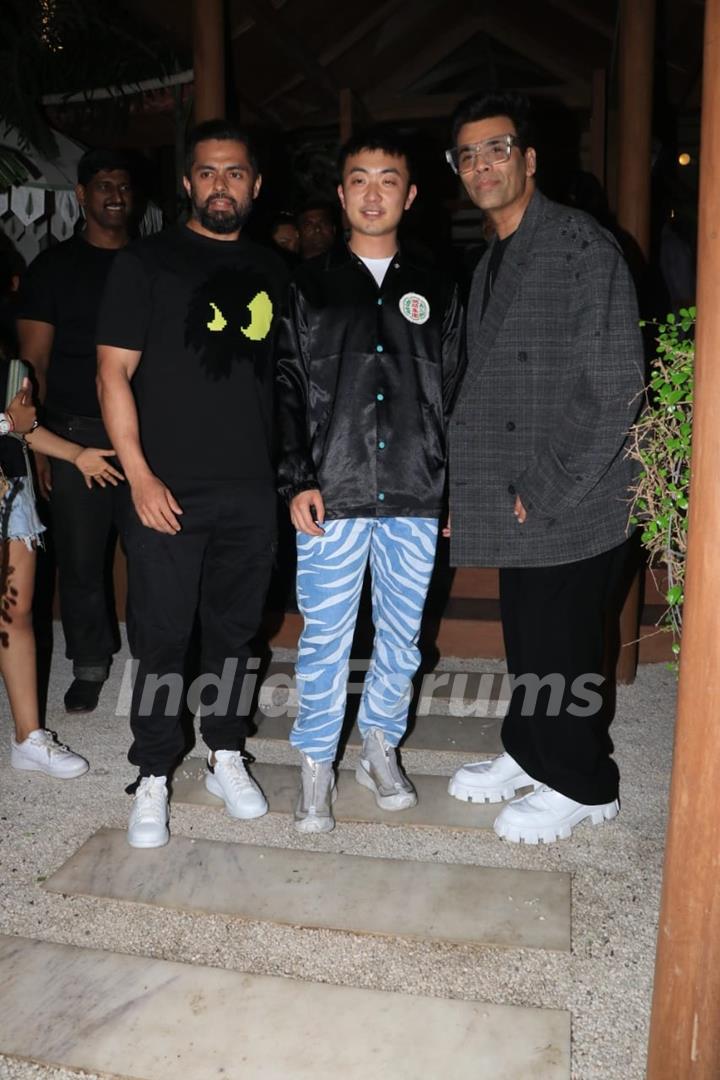 Karan Johar hosts dinner for Carl Pei