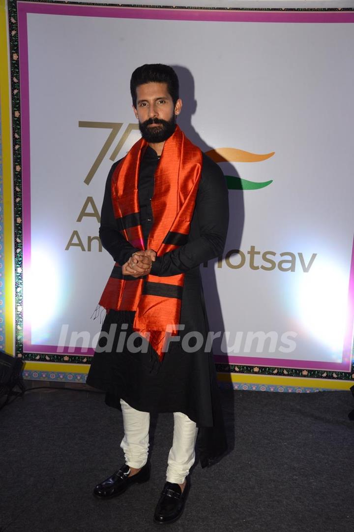 Ravi Dubey  celebrates at 75th Indepandence Day 