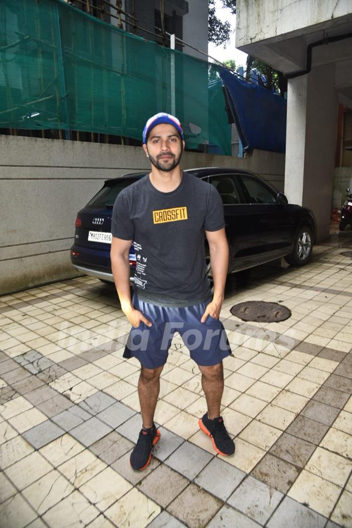 Varun Dhawan spotted in the city 