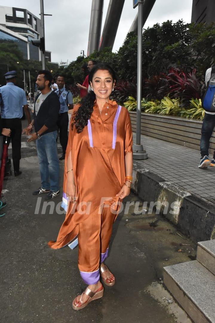 Rupali Ganguly spotted at BKC in Bandra