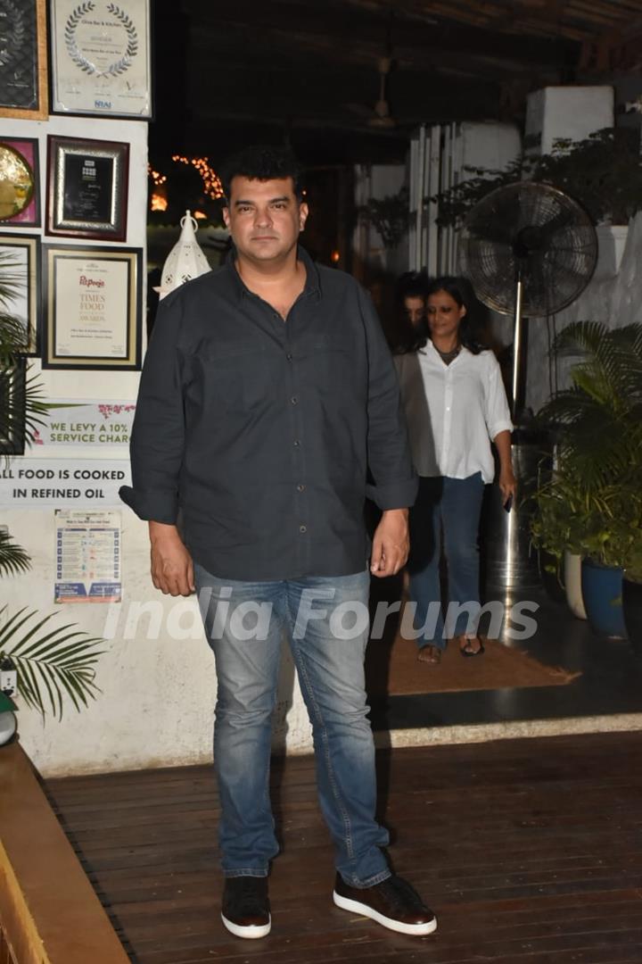 Siddharth Roy Kapur attends the wrap up party of the film Bas Karo Aunty at Olive in Khar