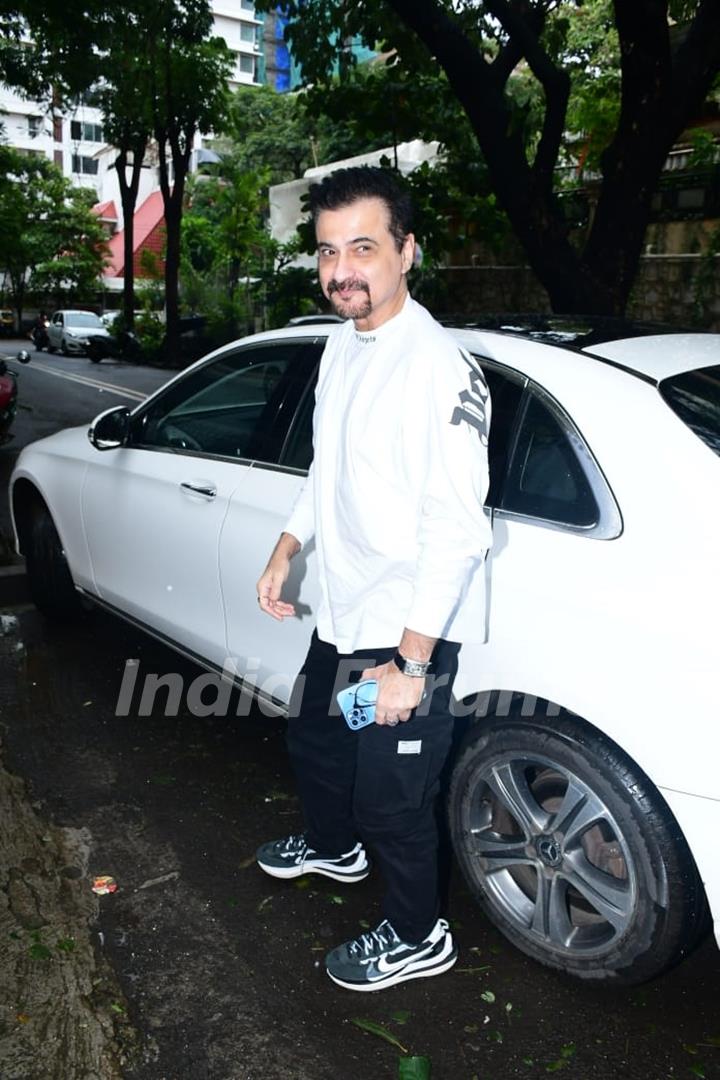 Sanjay Kapoor spotted in Bandra