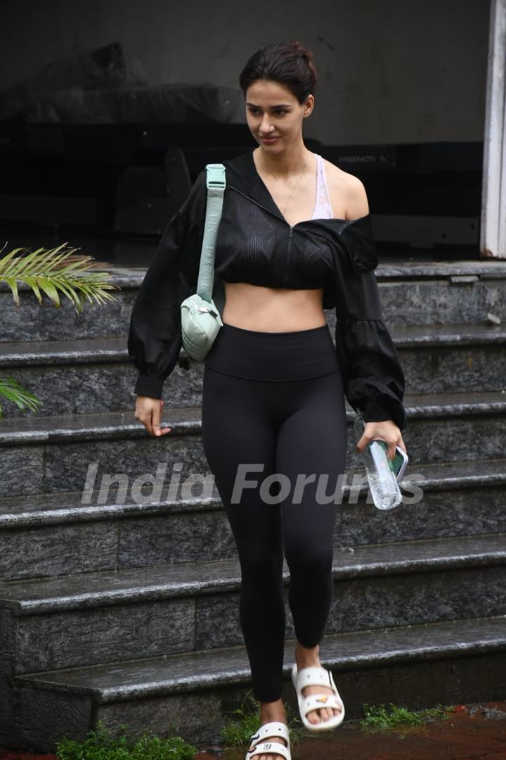 Disha Patani spotted in the city 