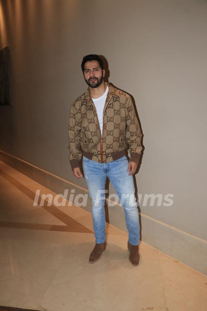 Varun Dhawan spotted at David Dhawan’s birthday bash at JW Marriott in Juhu