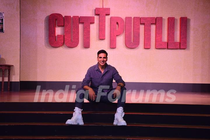 Akshay Kumar spotted at the Trailer launch of CuttPutlli 