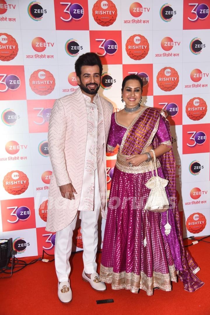 Jay Bhanushali, Kamya Punjabi grace the Red Carpet of Zee Rishtey Awards Nominations Party