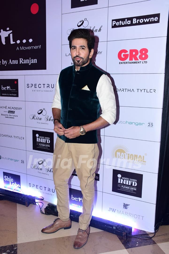 Vishal Kotian clicked at the Beti Fashion Show