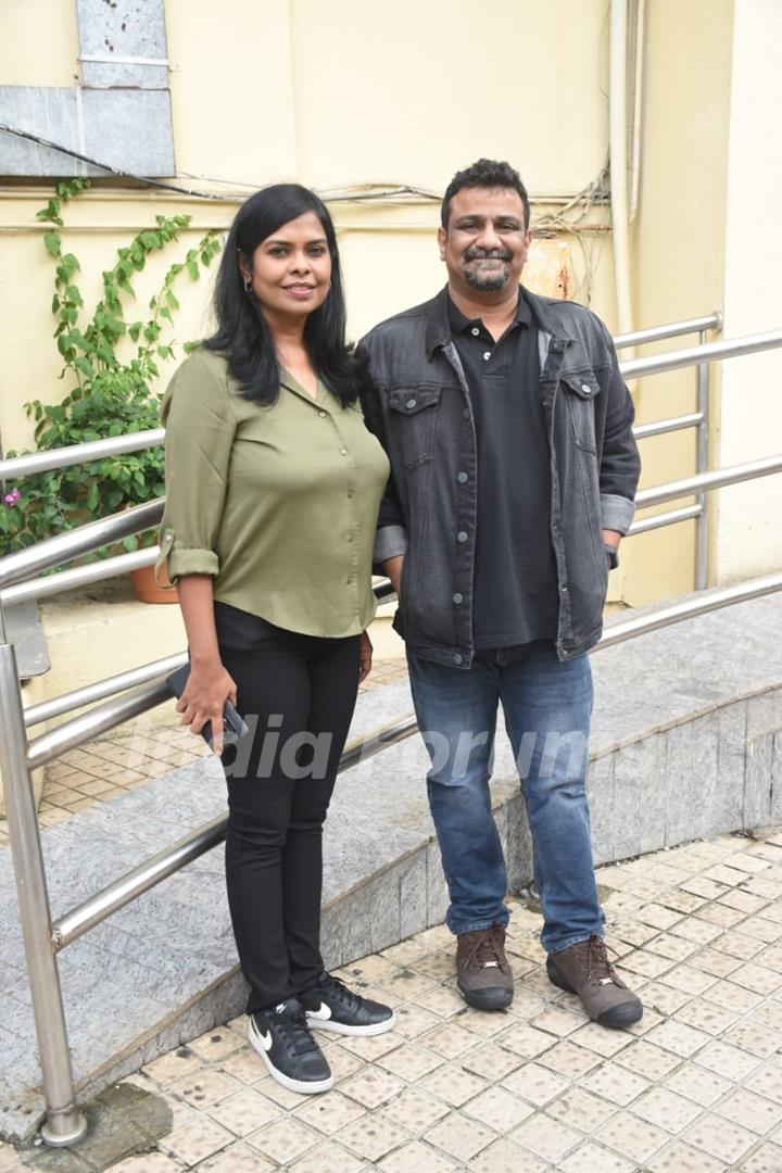 Pushkar–Gayathri spotted promoting their film Vikram Vedha at PVR in Juhu 