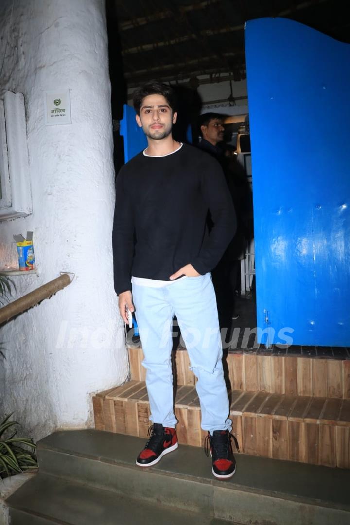 jibraan Khan spotted at Olive Bar and Kitchen in khar