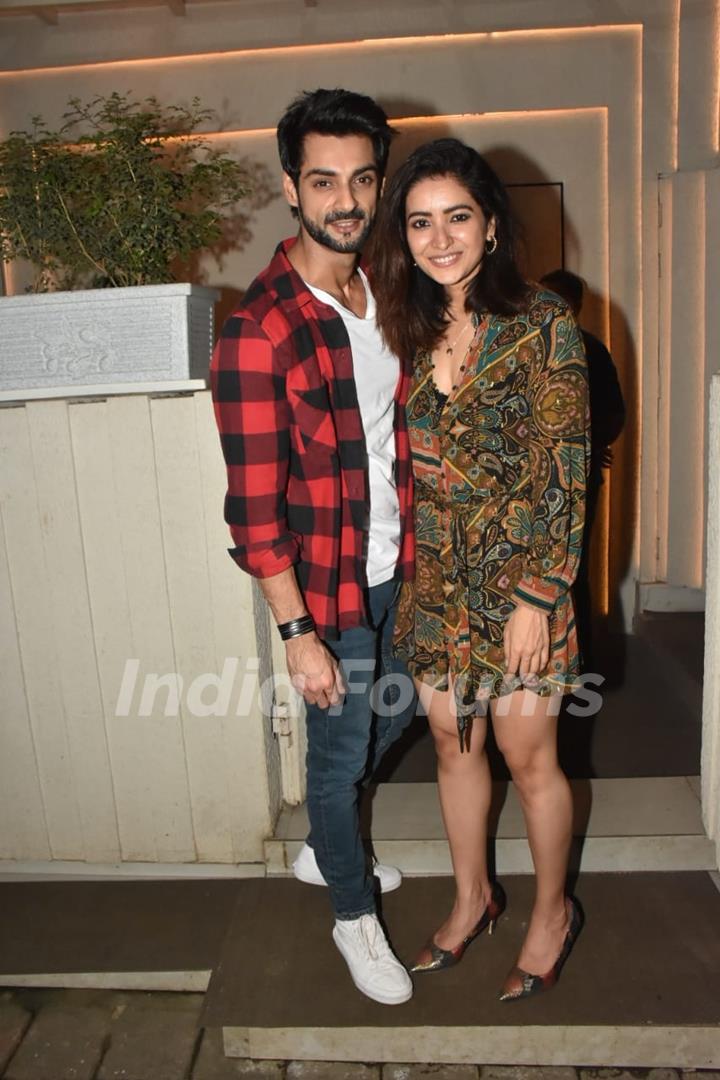 Karan Wahi, Asha Negi snapped at Gauahar Khan Birthday party in Bandra