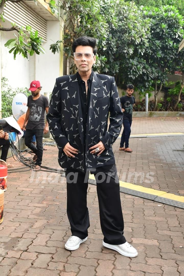 Karan Johar spotted on the set of Jhalak Dikhhla Jaa 10